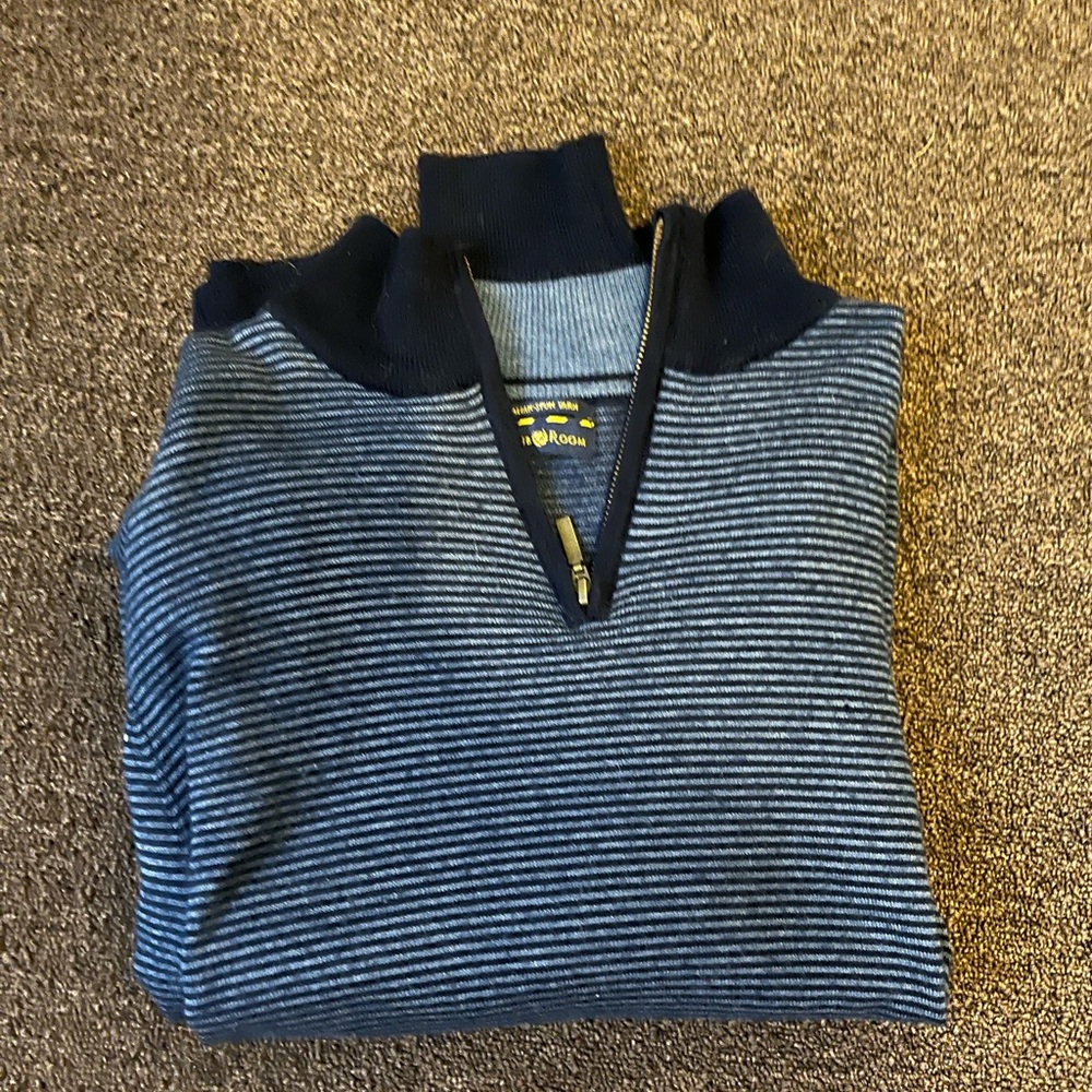 Club Room half zip Italian yarn!